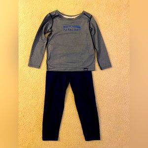 Boys 3t Patagonia capilene set